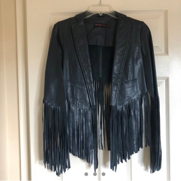 Topshop Jackets Coats Kate Moss X Topshop Genuine Leather